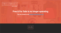 Desktop Screenshot of freeandforsale.com